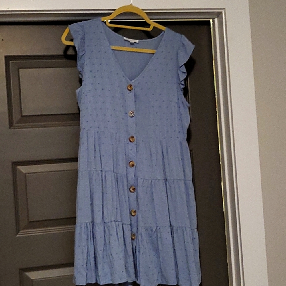 Blue dress
